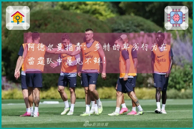 阿德尔曼指责：多特的卑劣行为在雷霆队中屡见不鲜！